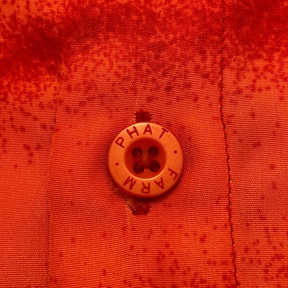 Vintage 90’s Phat farm men’s long sleeve graphic button down shirt XL - Picture 10 of 12